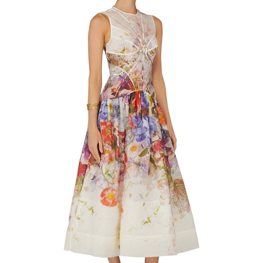 Zimmermann Prima Panelled midi dress